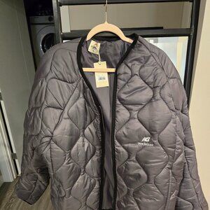 New Balance Made In USA Quilted Jacket XL Magnet Fall Athlesure Street wear Cozy